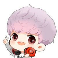 鹿晗卡通微信头像  晗之我命