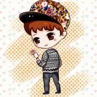 鹿晗卡通微信头像  晗之我命