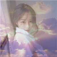 女生微信唯美伤感双重曝光头像  那么我们就到这
