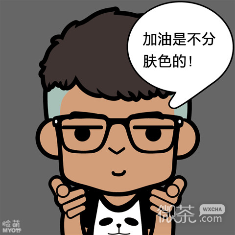 百变脸萌卡通风格带字微信头像  高否？富否？帅否？