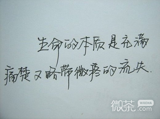 手写文字朋友圈配图  某一种未来，必定有人适合我