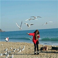 女生微信头像大海最新2016  海边一直是我的梦