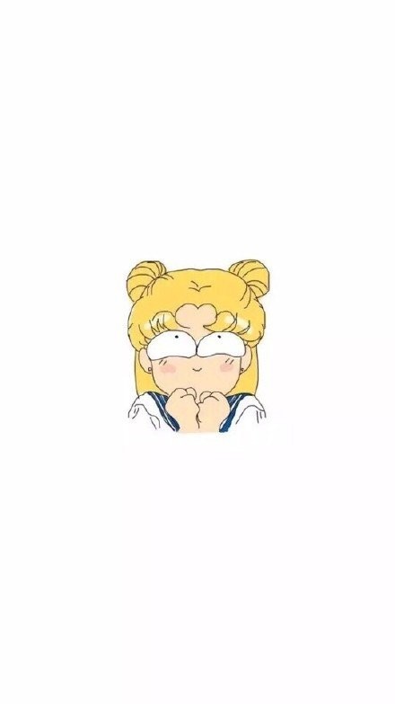 微信美少女战士图片可爱聊天背景图   我要代表月亮消灭你