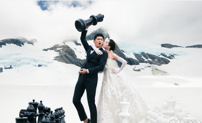 吴奇隆刘诗诗婚纱照图片曝光  有情人终成眷属