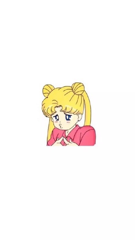 微信美少女战士图片可爱聊天背景图   我要代表月亮消灭你