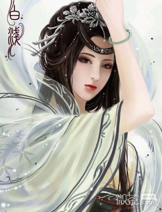 古风意境高清图片  月出皓兮，佼人僚兮