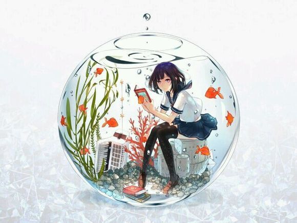 瓶子里的世界很安静