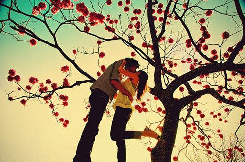 情侣甜蜜幸福图片  我们正相爱