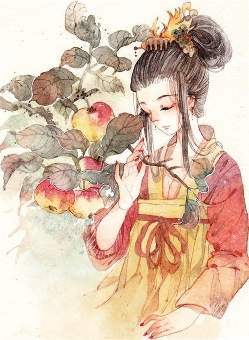 古风意境高清图片  月出皓兮,佼人僚兮