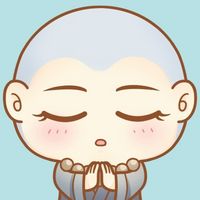 萌萌的小和尚and小狐狸微信头像  给我来个小和尚