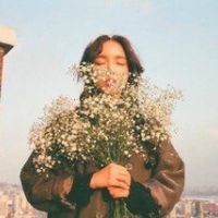 精选女生头像  唯美清纯的森系带花头像