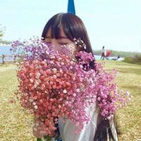 精选女生头像  唯美清纯的森系带花头像