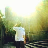 小清新非主流微信头像  如果梦想不曾起航