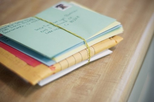 唯美的信封图片  封装思绪，寄给自己