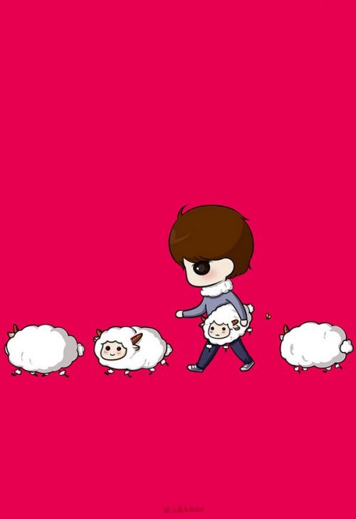 情侣微信聊天背景图  已经陷入爱里面