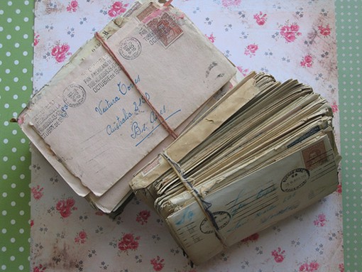 唯美的信封图片  封装思绪，寄给自己