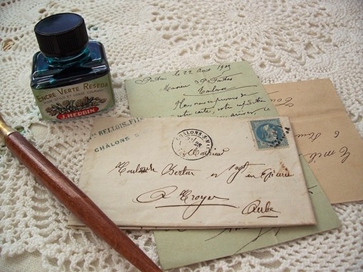 唯美的信封图片  封装思绪，寄给自己