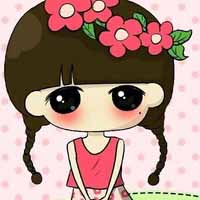 萌小希粉色系列少女心头像