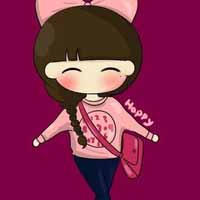 萌小希粉色系列少女心头像