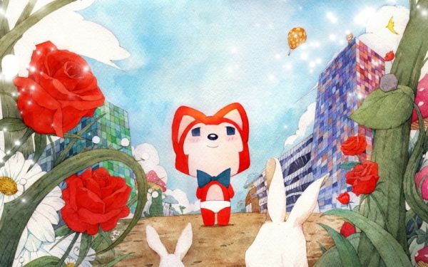 love阿狸动漫微信图片  阿狸，最初的美好