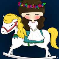 萌小希粉色系列少女心头像