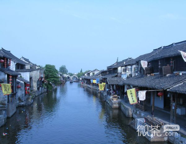 古色小镇风情唯美图片  碧柳黄莺啼早春，古桥净水醉红尘