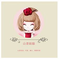 花花姑娘花语系列头像  美丽时尚的花花姑娘