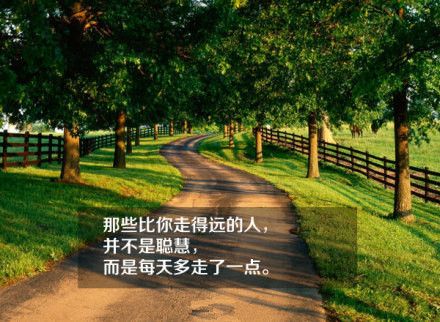 一些关于感悟生活的文字图片  有梦想就要立刻动身
