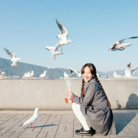 阳光少女微信头像吸引男生的  喜欢你才为你褪去所有的傲气