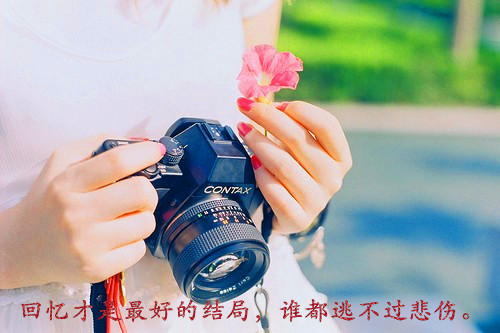 相机回忆小清新图片  记录我们回不去的青春年少