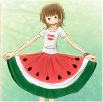 卡通女孩微信头像  萌萌哒的女孩