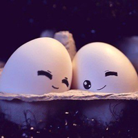 搞怪鸡蛋非主流微信头像  鸡蛋也有卖萌的时候哦