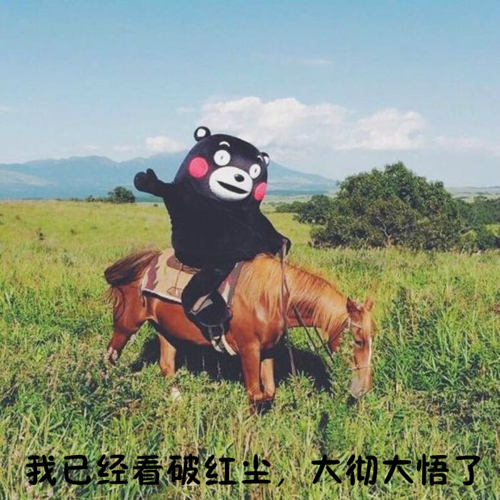 心塞！当和暗恋的人聊天时  熊本熊微信搞笑表情包