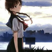 麻花辫动漫女孩微信头像  精致漂亮的麻花辫女孩