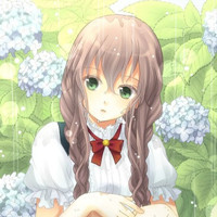 麻花辫动漫女孩微信头像  精致漂亮的麻花辫女孩