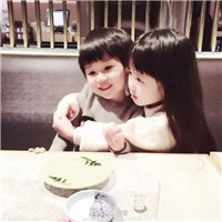 微信小孩情侣头像一对  青梅竹马两小无猜