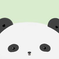 露半截头卡通可爱萌动物微信头像