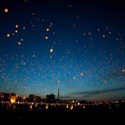 梦幻星空唯美微信背景图片