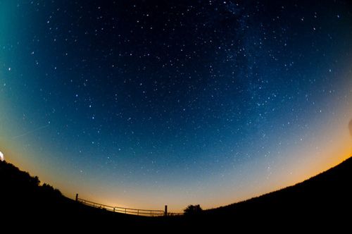 梦幻星空唯美微信背景图片