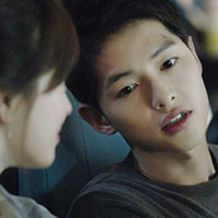 微信太阳的后裔情侣头像 宋慧乔宋仲基这对CP太有爱