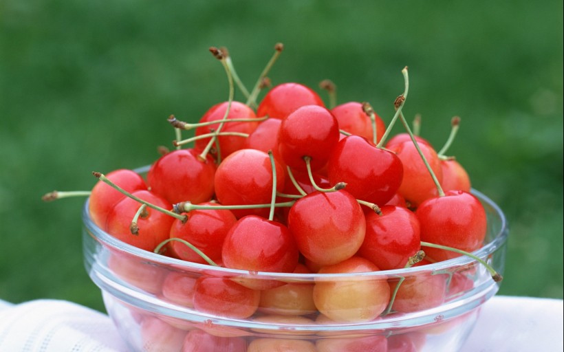 樱桃微信高清图片 铁含量最高。