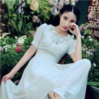 微信唯美头像 旧巷歌者长裙青黛色