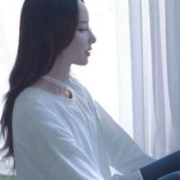 微信女生头像 喜欢却不承认