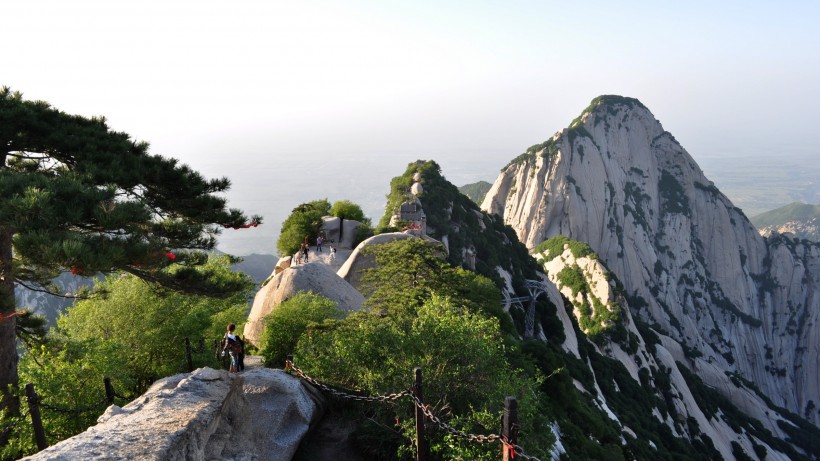 陕西华山微信高清图片 五岳之一