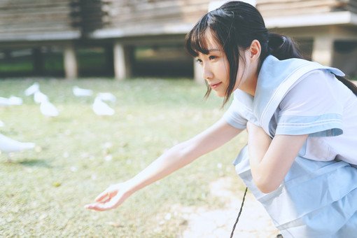 阳光下的美女微信高清图片 相遇
