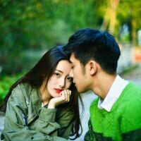 微信90后好看的情侣头像唯美清纯两个人 深爱之人藏心不挂嘴