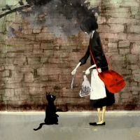 微信冷艳的手绘唯美卡通头像女生 再爱也只是一种禁锢