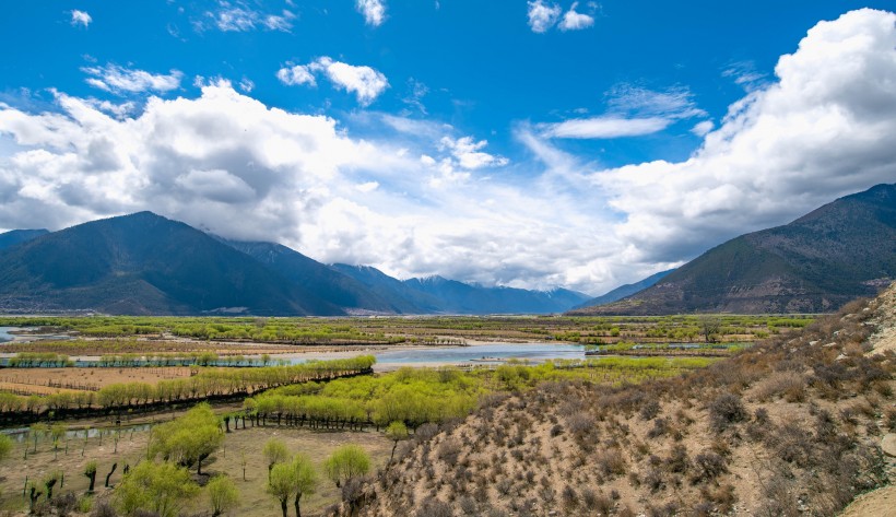 西藏林芝风景微信图片