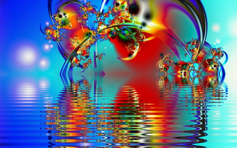 3D创意线条设计微信背景图片 创新