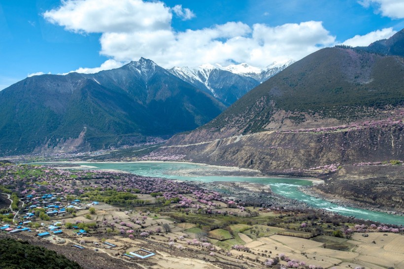 西藏林芝风景微信图片